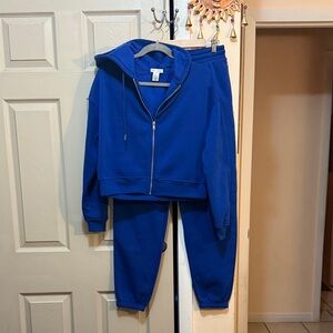 Blue Women's Tracksuit Set
